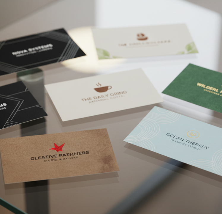 企業様・個人向け名刺デザインのイメージ